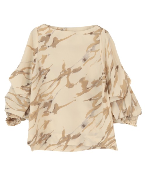 UR'S（ユアーズ）の「2WAYｽﾘｰﾌﾞﾌﾞﾗｳｽ（シャツ/ブラウス・レディース・アイボリー/ブラック/ライトブラウン/ワイン/ライトグレー/ブラック系その他/ベージュ/ライトグリーン/グレイッシュベージュ/ホワイト系その他・S/M/L）」の13枚目の写真