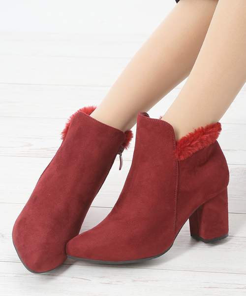 チャンキーヒール ショートブーツ ブーツ Attagirl アタガール のファッション通販 Zozotown