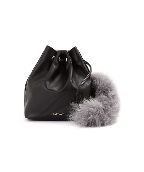 JILL STUART(ジルスチュアート)の「◆ソニアレザー巾着ショルダーバッグ(ショルダーバッグ・レディース・ブラック/ブラウン・フリ-)」の9枚目の写真