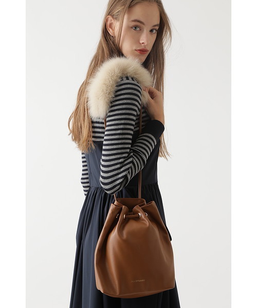 JILL STUART(ジルスチュアート)の「◆ソニアレザー巾着ショルダーバッグ(ショルダーバッグ・レディース・ブラック/ブラウン・フリ-)」の10枚目の写真