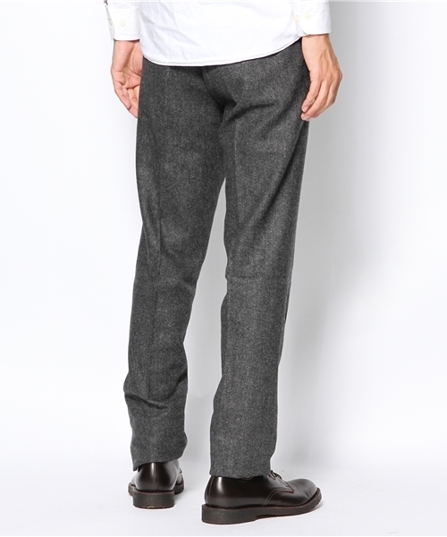 green label relaxing（グリーンレーベルリラクシング）の「□H/SPUN SLIM NOPパンツ（スラックス・メンズ・ダークグレー/ブラウン/ワインレッド/オリーブ/ネイビー・X-SMALL/SMALL/MEDIUM/LARGE/X-LARGE）」の7枚目の写真