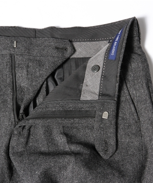 green label relaxing（グリーンレーベルリラクシング）の「□H/SPUN SLIM NOPパンツ（スラックス・メンズ・ダークグレー/ブラウン/ワインレッド/オリーブ/ネイビー・X-SMALL/SMALL/MEDIUM/LARGE/X-LARGE）」の11枚目の写真