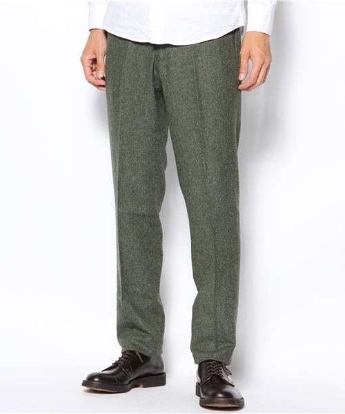 green label relaxing（グリーンレーベルリラクシング）の「□H/SPUN SLIM NOPパンツ（スラックス・メンズ・ダークグレー/ブラウン/ワインレッド/オリーブ/ネイビー・X-SMALL/SMALL/MEDIUM/LARGE/X-LARGE）」の16枚目の写真