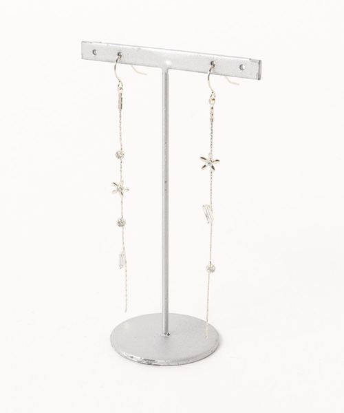 flower（フラワー）の「フラワートゥインクルピアス（ピアス（両耳用）・レディース・その他/シルバー・FREE）」の4枚目の写真