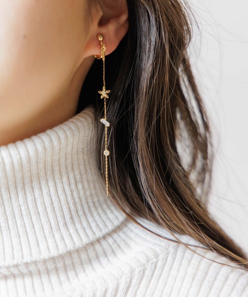 flower（フラワー）の「フラワートゥインクルピアス（ピアス（両耳用）・レディース・その他/シルバー・FREE）」の7枚目の写真