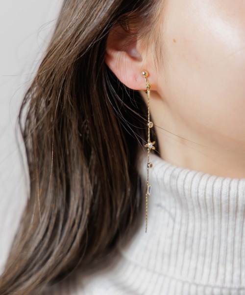 flower（フラワー）の「フラワートゥインクルピアス（ピアス（両耳用）・レディース・その他/シルバー・FREE）」の8枚目の写真