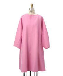 drawer ドゥロワー ウール　ケヌキ　カシミヤ 混　ノーカラー コート 37988782_b_02_215.jpg