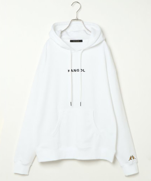 KANGOL(カンゴール)の「別注 KANGOL カンゴール ワイドシルエットパーカー(パーカー・メンズ・ホワイト/ブラック/ベージュ・M/L)」の1枚目の写真