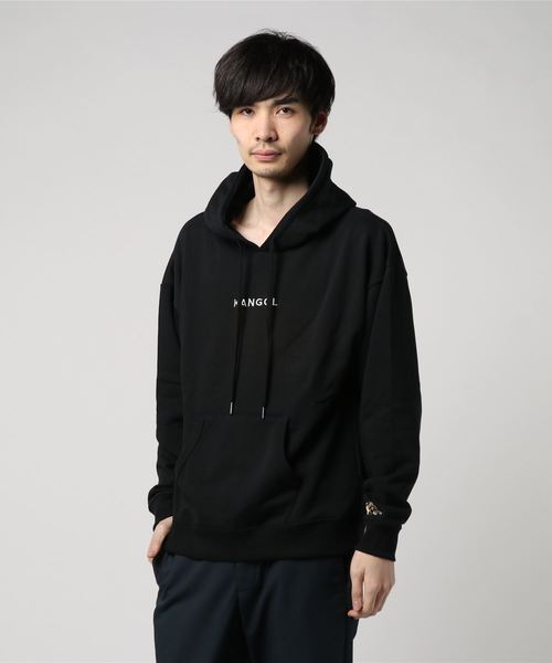 KANGOL(カンゴール)の「別注 KANGOL カンゴール ワイドシルエットパーカー(パーカー・メンズ・ホワイト/ブラック/ベージュ・M/L)」の7枚目の写真
