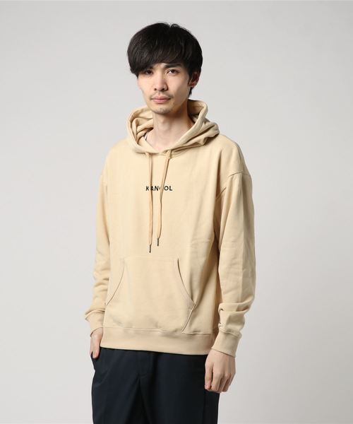 KANGOL(カンゴール)の「別注 KANGOL カンゴール ワイドシルエットパーカー(パーカー・メンズ・ホワイト/ブラック/ベージュ・M/L)」の6枚目の写真
