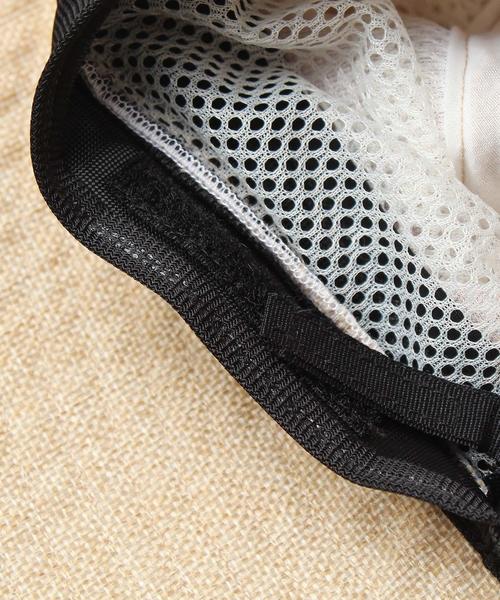 14+（イチヨンプラス）の「紐付きポリジュートUVハット（ハット・レディース・ピンク/ブラック/ブラウン/グレー/ベージュ/ダークブラウン/アッシュブラウン/パープル/グリーン/オフホワイト/ネイビー・FREE/LARGE/MEDIUM）」の20枚目の写真