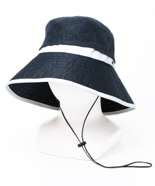 紐付きポリジュートUVハット（ハット）｜14+（イチヨンプラス