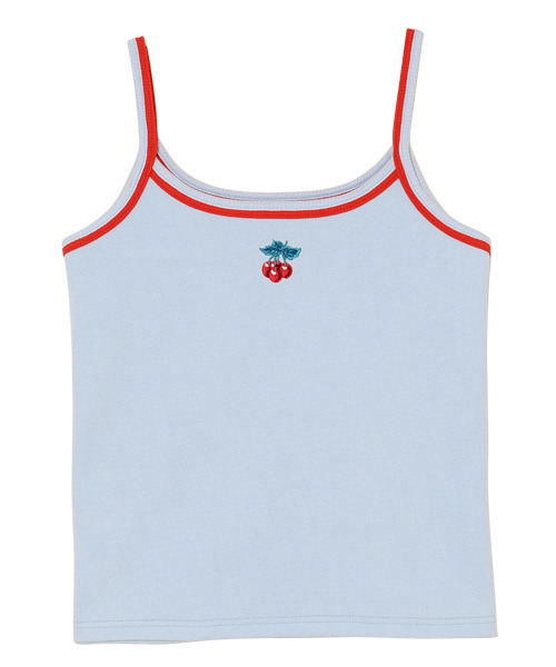 Candy Stripper（キャンディストリッパー）の「CHERRY キャミソール（キャミソール・レディース・ブラック/ライトブルー/パープル/ピンク・2）」の3枚目の写真