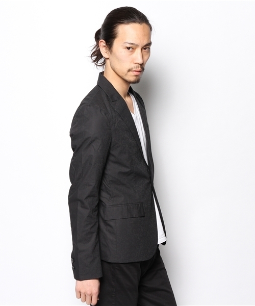 Lui's(ルイス)の「Lui's 柄ジャケット(テーラードジャケット・メンズ・ネイビー/ブラック・SMALL/MEDIUM)」の11枚目の写真