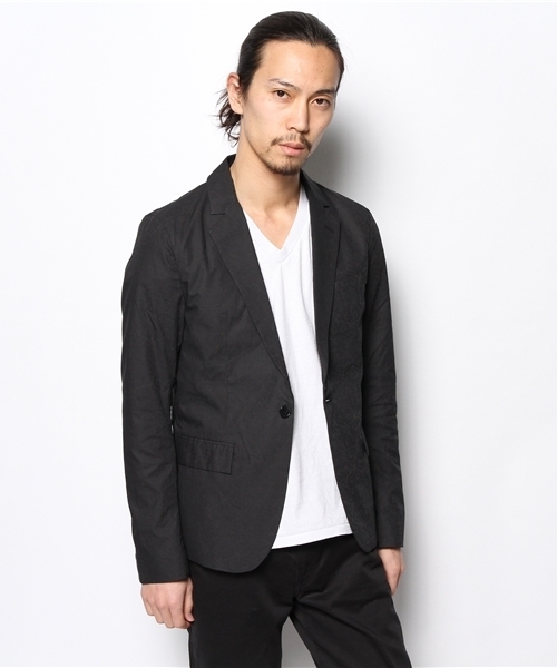 Lui's(ルイス)の「Lui's 柄ジャケット(テーラードジャケット・メンズ・ネイビー/ブラック・SMALL/MEDIUM)」の9枚目の写真