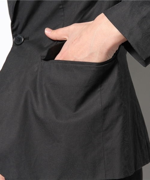 Lui's(ルイス)の「Lui's 柄ジャケット(テーラードジャケット・メンズ・ネイビー/ブラック・SMALL/MEDIUM)」の8枚目の写真