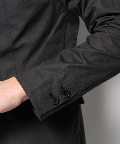 Lui's(ルイス)の「Lui's 柄ジャケット(テーラードジャケット・メンズ・ネイビー/ブラック・SMALL/MEDIUM)」の7枚目の写真