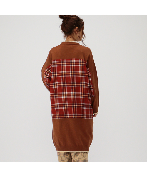 FRAPBOIS（フラボア）の「ネルニット（カーディガン/ボレロ・レディース・ブラウン系その他/グリーン系その他・1）」の7枚目の写真