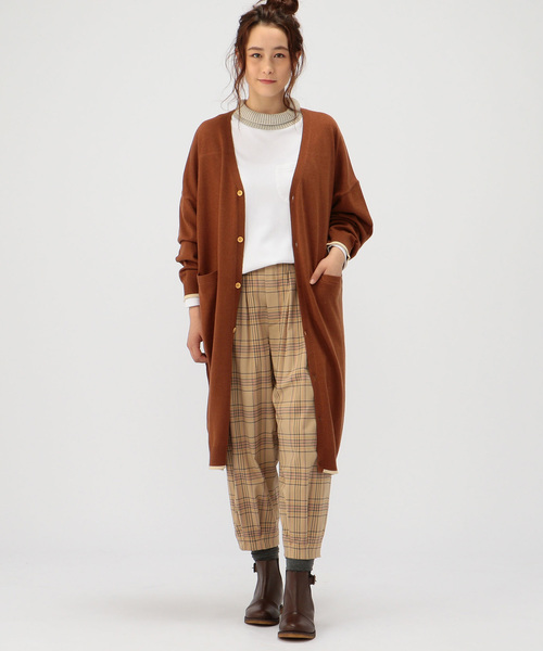 FRAPBOIS（フラボア）の「ネルニット（カーディガン/ボレロ・レディース・ブラウン系その他/グリーン系その他・1）」の12枚目の写真