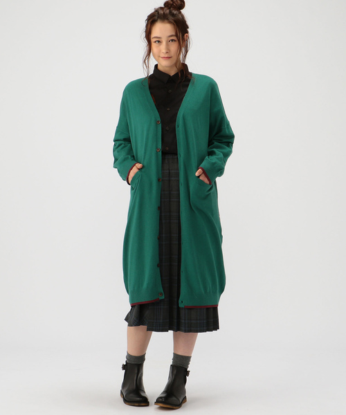 FRAPBOIS（フラボア）の「ネルニット（カーディガン/ボレロ・レディース・ブラウン系その他/グリーン系その他・1）」の13枚目の写真