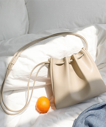 c.u.l | 【chuclla】巾着バッグ ショルダー バッグ 鞄 cha128(ショルダーバッグ)