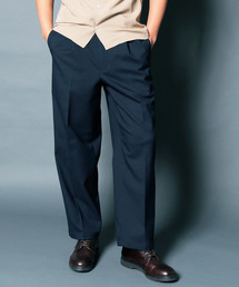 【Magine】T/R TWILLSTRETCH 1TUCK WIDE CROPPED PANTS:T/R ツイル ストレッチ ワンタック ワイド クロップドパンツ