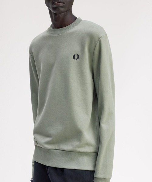 FRED PERRY フレッドペリー スウェットSweatshirt Crew Neck Sweatshirt／フレッドペリースウェット（スウェット