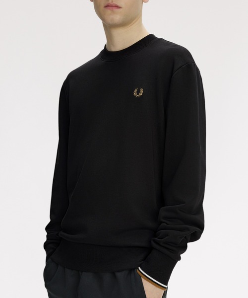 FRED PERRY(フレッドペリー)の「【ZOZO & ONLINESHOP限定カラー追加】Crew Neck Sweatshirt/フレッドペリースウェットシャツ(スウェット・レディース・ブラック/ネイビー/グレー/トップグレー/ダークグリーン/ピンク/サンドグレー/ブラック系その他/ブルー系その他/レディッシュグレー/ライトグリーン/グリーン/グレー系その他/ホワイト/モカ/ブルー/グリーン系その他/キャメル/グレー系その他2/グレー系その他3/カーキ/レモンイエロー/黄土色系/ヘザーグレー/ブルー系その他2/グレイッシュブルー/オフホワイト/パープル/セージグリーン/ブルー系その他3/ホワイト系その他/ブラウン/グリーン系その他2/ブルー系その他5/ブルー系その他4/ホワイト系その他3/ブルー系その他6/ベージュ/グリーン系その他3/ブルー系その他7/コバルトブルー/グレー系その他4/ベージュ系その他/バイオレット/モスグリーン/オートミール/ネイビー系/ブルー系/グリーン系その他4/パープル系その他/オレンジ/オレンジ系その他/グリーン系その他5/グリーン系その他6/レッド/イエロー/ブルー系1/ベージュ系その他2/グレー系その他5/サックスブルー/ライトオリーブ/ダークブルー/ダークグリーン系/ブルー系3/グリーン系その他7/ワインレッド/ブラック系その他2/ホワイト系その他2/ブルー系2/ダークグレー/ダークブラウン/ホワイト系その他4/ベージュ系その他3/グリーン系1/グリーン系/イエロー系その他/マルーン/ダークグリーン系1/グリーン系2/グレー系その他6/ブルー系4/ライトベージュ/ブラウン系その他/ベージュ系その他4/オレンジ系その他2/ネイビー系1/ブラック系その他3/グレー系その他7/ダークグリーン系2/ブルー系5/ブラック系その他4/ベージュ系その他5/グレー系1/グレー系/ブラウン系その他2・S/M/L/XL/XS)」の11枚目の写真