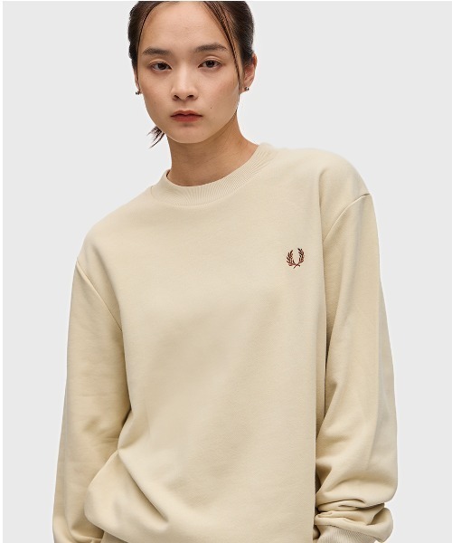 【セール】Crew Neck Sweatshirt／フレッドペリースウェット（スウェット）｜FRED PERRY（フレッドペリー）
