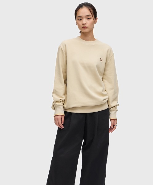【セール】Crew Neck Sweatshirt／フレッドペリースウェット（スウェット）｜FRED PERRY（フレッドペリー）