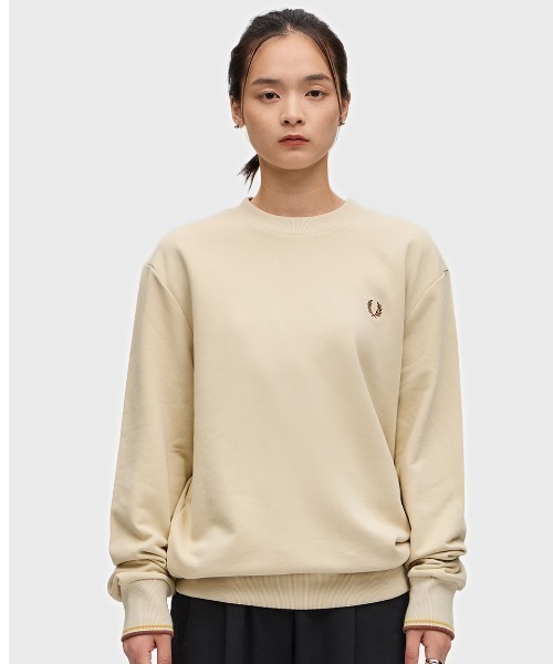 【セール】Crew Neck Sweatshirt／フレッドペリースウェット（スウェット）｜FRED PERRY（フレッドペリー）