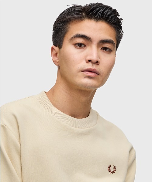 【セール】Crew Neck Sweatshirt／フレッドペリースウェット（スウェット）｜FRED PERRY（フレッドペリー）