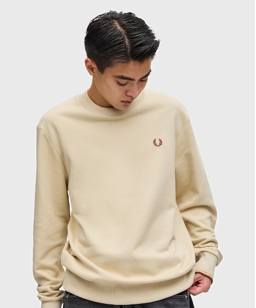 【セール】Crew Neck Sweatshirt／フレッドペリースウェット（スウェット）｜FRED PERRY（フレッドペリー）