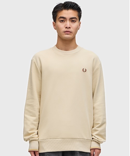 【セール】Crew Neck Sweatshirt／フレッドペリースウェット（スウェット）｜FRED PERRY（フレッドペリー）