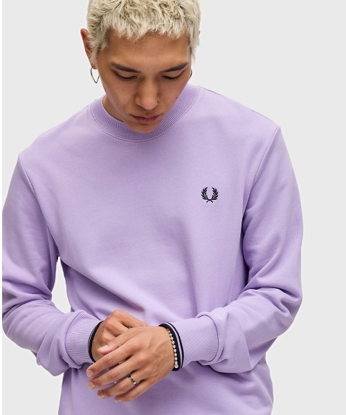 【セール】Crew Neck Sweatshirt／フレッドペリースウェット（スウェット）｜FRED PERRY（フレッドペリー）