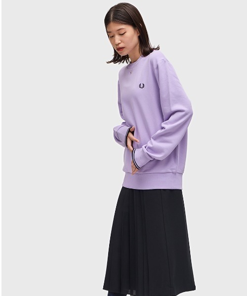 【セール】Crew Neck Sweatshirt／フレッドペリースウェット（スウェット）｜FRED PERRY（フレッドペリー）