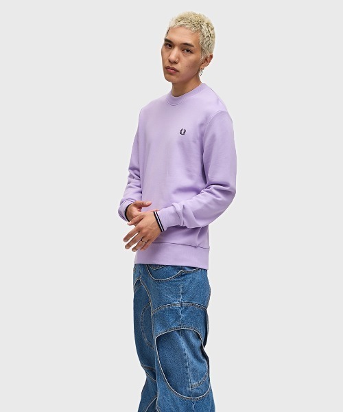 【セール】Crew Neck Sweatshirt／フレッドペリースウェット（スウェット）｜FRED PERRY（フレッドペリー）