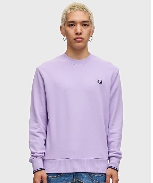 【セール】Crew Neck Sweatshirt／フレッドペリースウェット（スウェット）｜FRED PERRY（フレッドペリー）