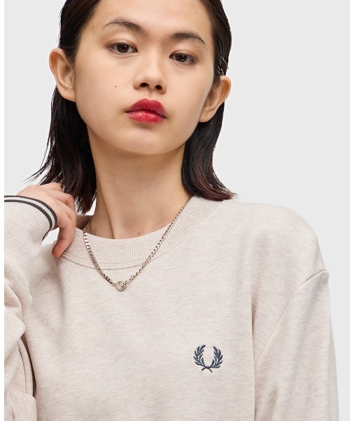 【セール】Crew Neck Sweatshirt／フレッドペリースウェット（スウェット）｜FRED PERRY（フレッドペリー）