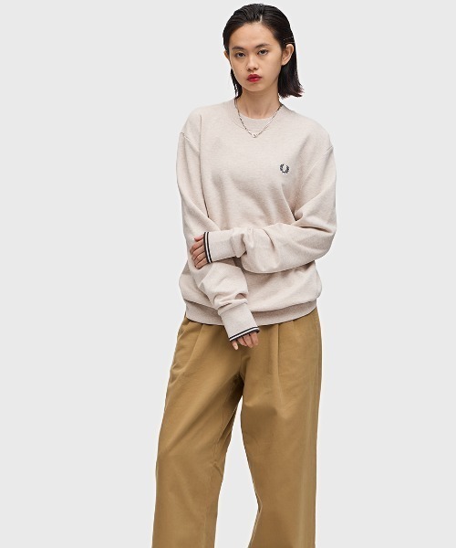 【セール】Crew Neck Sweatshirt／フレッドペリースウェット（スウェット）｜FRED PERRY（フレッドペリー）