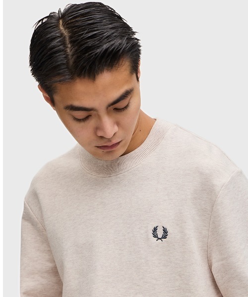 【セール】Crew Neck Sweatshirt／フレッドペリースウェット（スウェット）｜FRED PERRY（フレッドペリー）