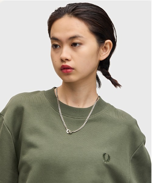 【セール】Crew Neck Sweatshirt／フレッドペリースウェット（スウェット）｜FRED PERRY（フレッドペリー）