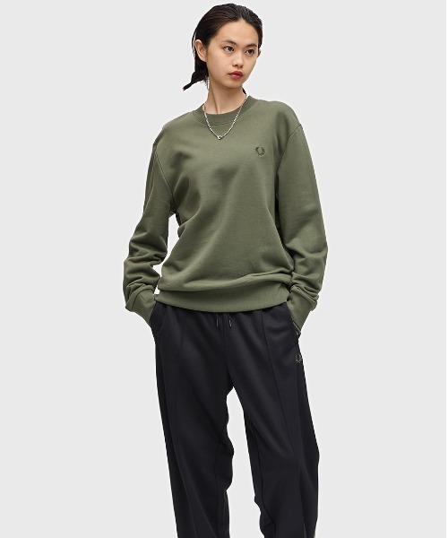 【セール】Crew Neck Sweatshirt／フレッドペリースウェット（スウェット）｜FRED PERRY（フレッドペリー）
