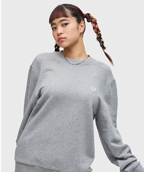【セール】Crew Neck Sweatshirt／フレッドペリースウェット（スウェット）｜FRED PERRY（フレッドペリー）