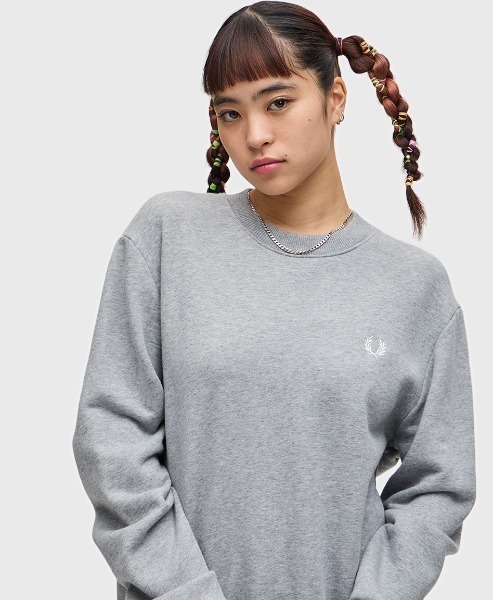【セール】Crew Neck Sweatshirt／フレッドペリースウェット（スウェット）｜FRED PERRY（フレッドペリー）