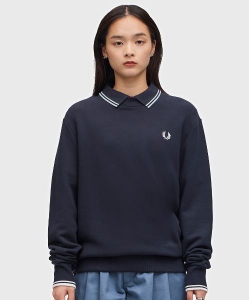 【セール】Crew Neck Sweatshirt／フレッドペリースウェット（スウェット）｜FRED PERRY（フレッドペリー）