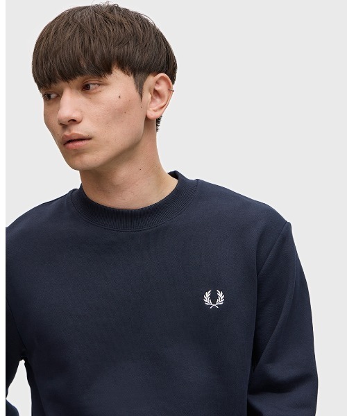 【セール】Crew Neck Sweatshirt／フレッドペリースウェット（スウェット）｜FRED PERRY（フレッドペリー）