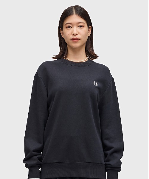 【セール】Crew Neck Sweatshirt／フレッドペリースウェット（スウェット）｜FRED PERRY（フレッドペリー）