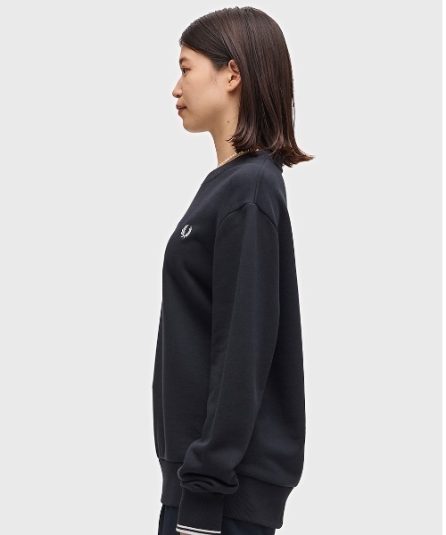 【セール】Crew Neck Sweatshirt／フレッドペリースウェット（スウェット）｜FRED PERRY（フレッドペリー）