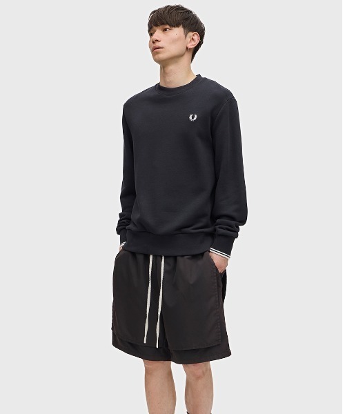 【セール】Crew Neck Sweatshirt／フレッドペリースウェット（スウェット）｜FRED PERRY（フレッドペリー）